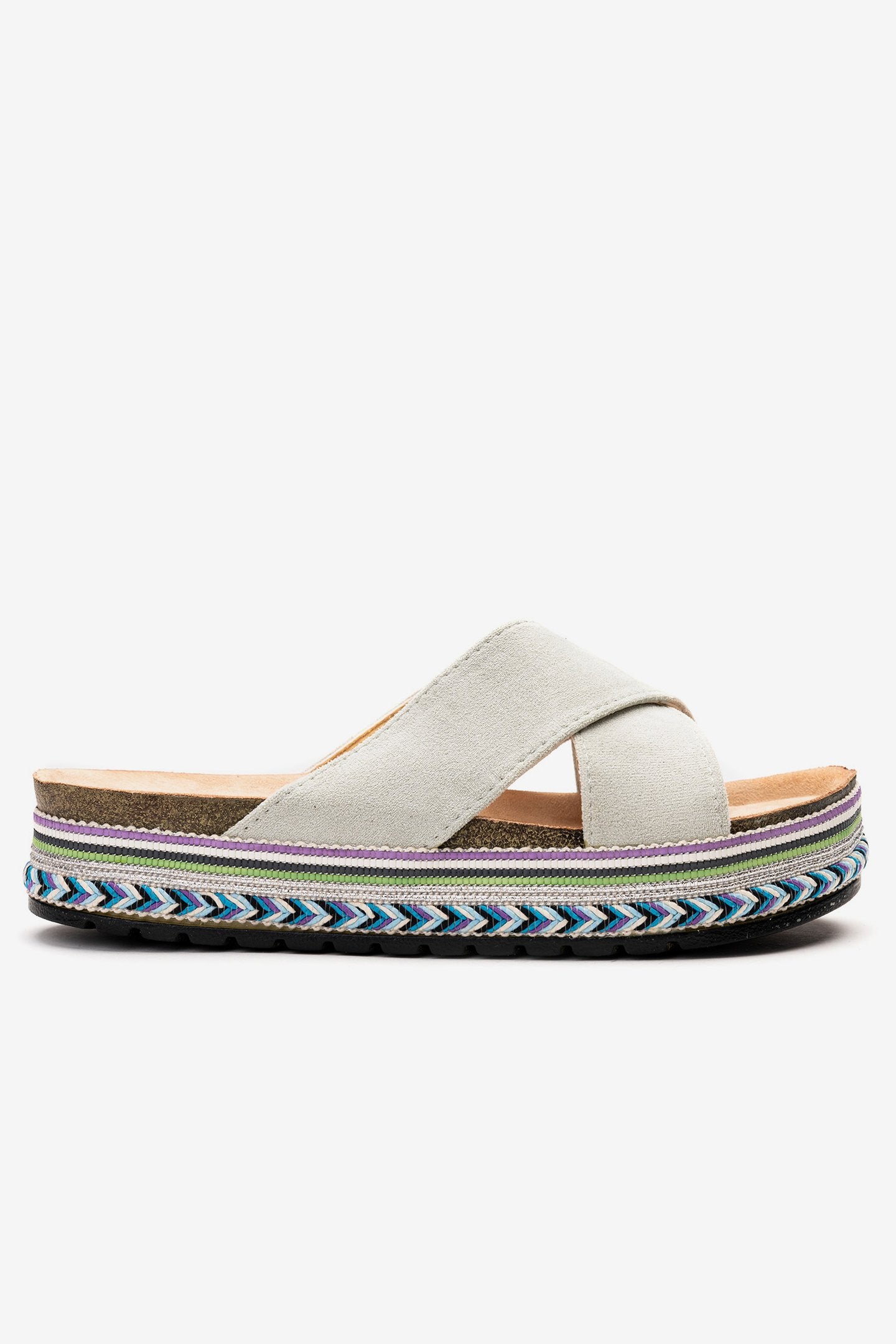 Sandalia Mujer Verde Sasha Chancleta Chancleta